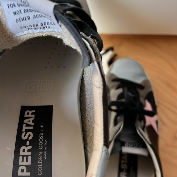 GOLDEN GOOSE | Super Star Sneaker | Size 11US / 41EU, Blue/Pink - Picture 4 of 4
